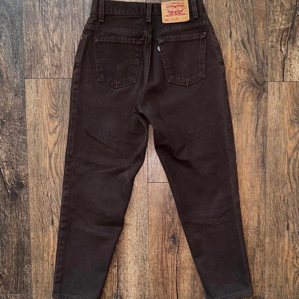 Vintage 90's Levi’s 550 8 petite 
Distressed Overdyed Grunge Thrashed Jeans